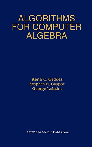 Algorithms for Computer Algebra