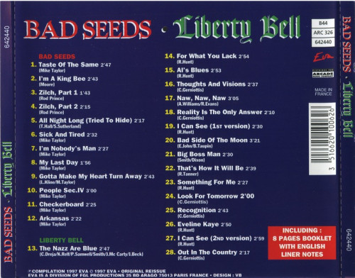 Bad Seeds / Liberty Bell - Bad Seeds / Liberty Bell (1967-69) (1997) lossless