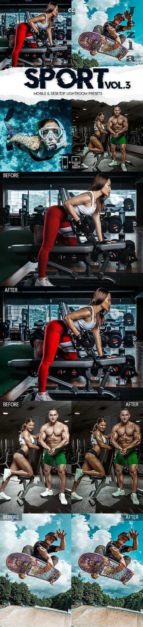 Sport Lightroom Presets Vol. 3 - 15 Premium Lightroom Presets - 34824700