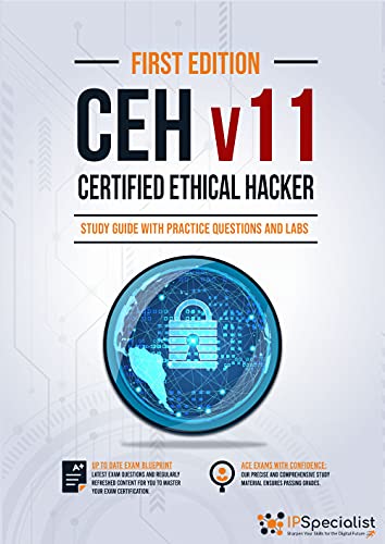 CEH   Certified Ethical Hacker v11 : Study Guide with Practice Questions and Labs