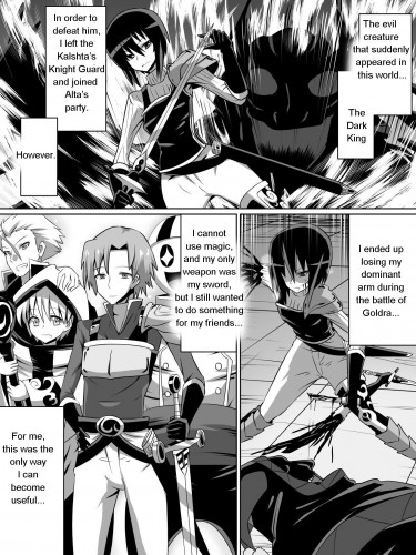 One armed knight Rushka Hentai Comic