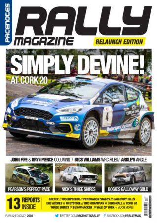 Pacenotes Rally Magazine   Issue 188, October 2021