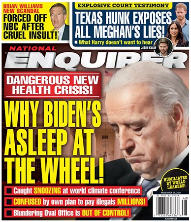 National Enquirer   November 29, 2021