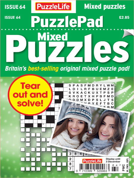 PuzzleLife PuzzlePad Puzzles - 04 November 2021