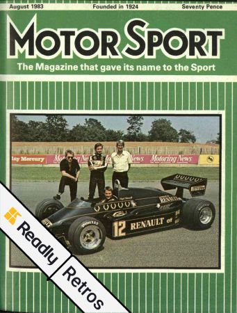 Motor Sport: Readly Retros   August 1983