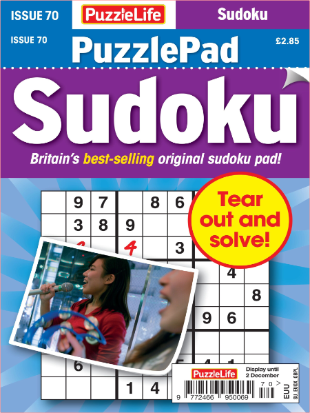 PuzzleLife PuzzlePad Sudoku - 04 November 2021
