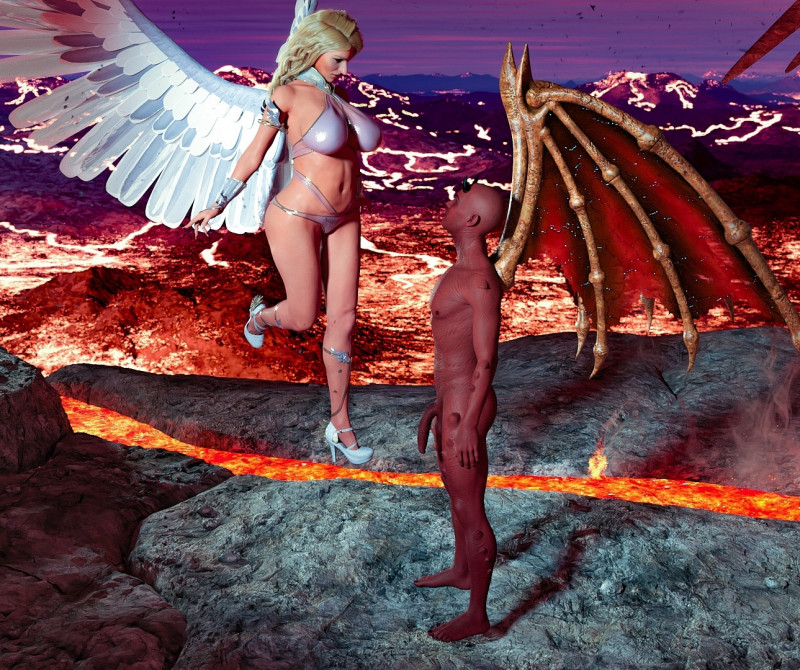 Enetwhili2 - Fallen Angel 3D Porn Comic