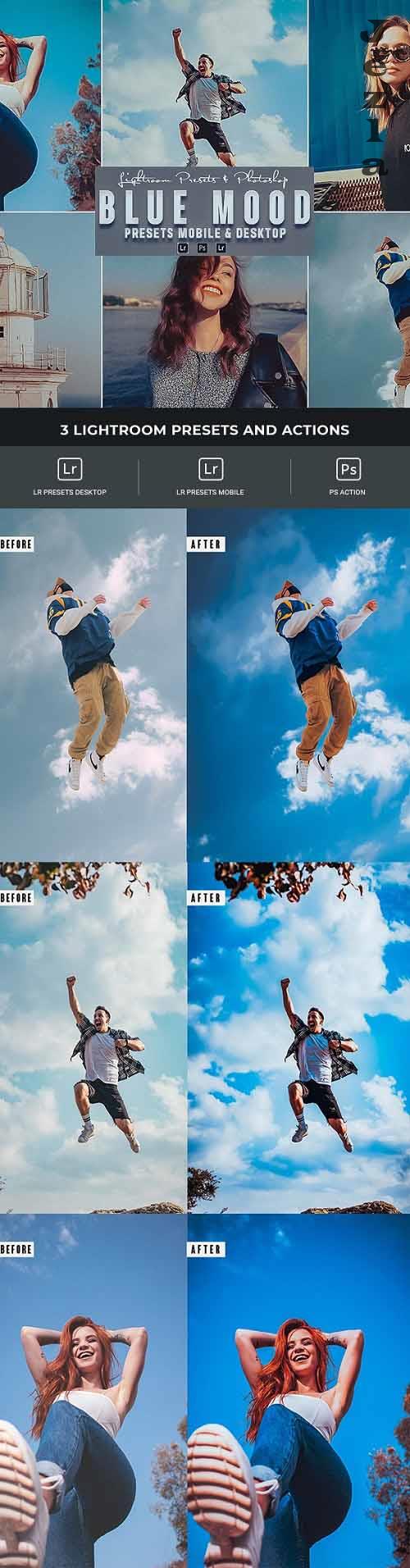 Blue Mood Photoshop Action & Lightrom Presets - 34844419