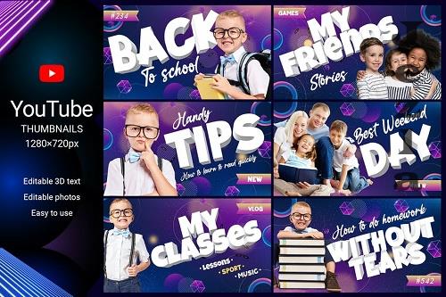 School YouTube Thumbnails