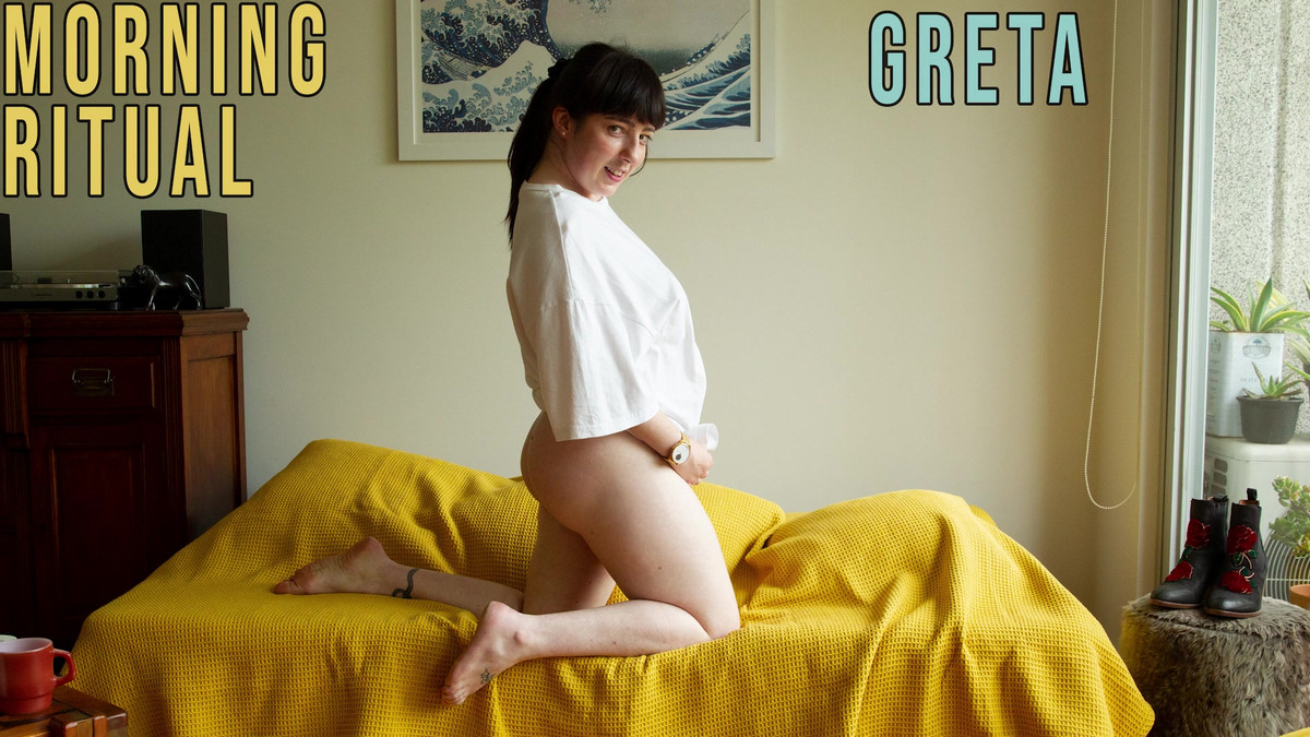 [GirlsOutWest.com] Greta. (Morning Ritual) [2021-11-26, Amateur Girls, Solo, Masturbation, Dildo, Toys, 1080p]