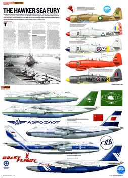 Model Airplane International 2005-2006 - Scale Drawings and Colors