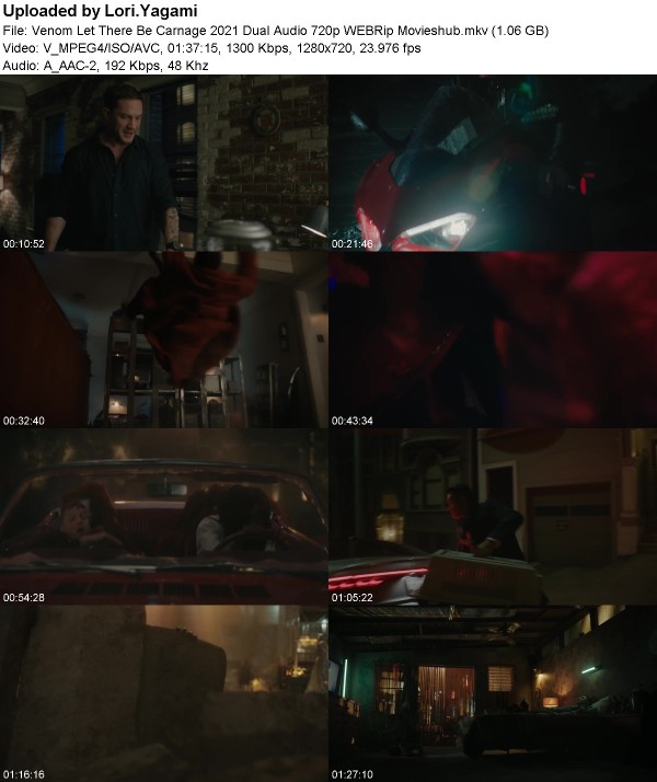 Venom Let There Be Carnage (2021) Dual Audio 720p WEBRip Movieshub