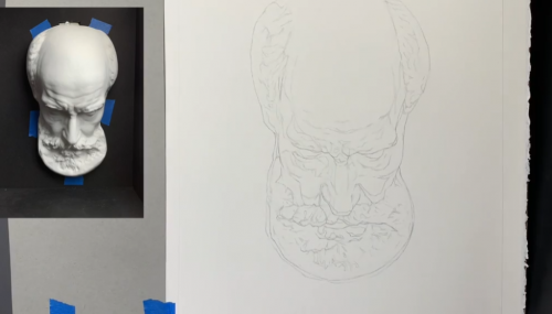 Mark Hill - Academic Drawing Part 1 How to Start a Drawing