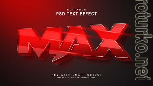 GLOW Text Effect Psd