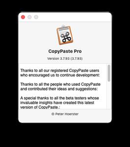 CopyPaste Pro 3.7.93 macOS