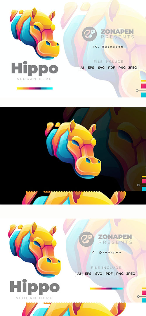 Hippo Gradient Logo