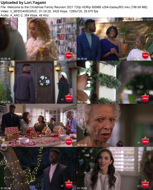 Welcome to the Christmas Family Reunion (2021) 720p HDRip x264-GalaxyRG