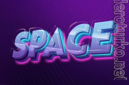 Neon cinematic lighting text effect premium psd Neon cinematic lighting text effect premium psd