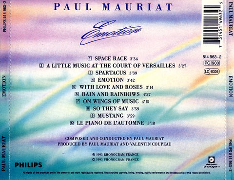 Paul Mauriat - Emotion (1993)
