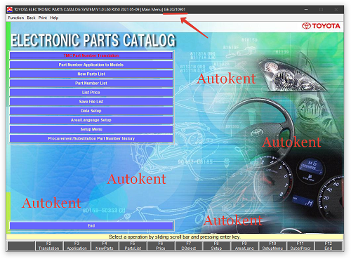 Toyota EPC 05-09/2021 V1.0 L60 R050 (x86-x64)