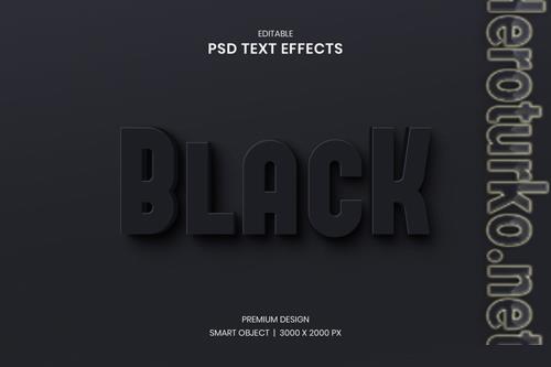 3d black editable text effect premium psd 3d black editable text effect premium psd