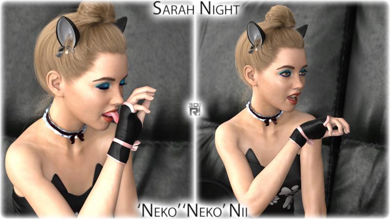3drcomics - Sarah Night - Neko Neko Nii 3D Porn Comic