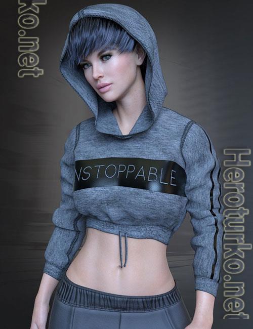 dForce X-Fashion Urban Outfit for Genesis 8 and 8.1 Females