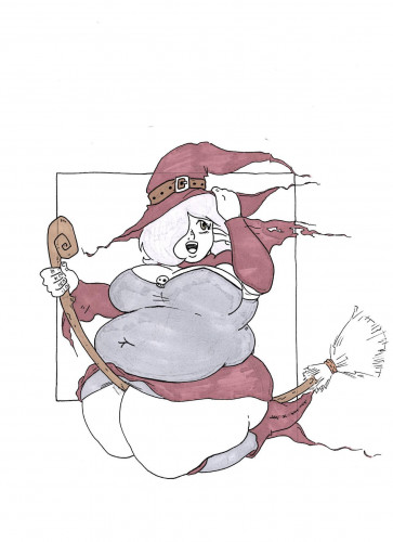 fat witch Hentai Comic
