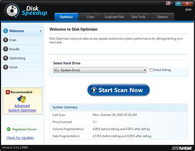 Systweak Disk Speedup 3.4.1.18124 Multilingual