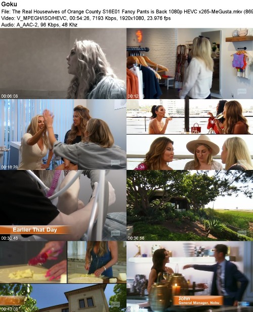 The Real Housewives of Orange County S16E01 Fancy Pants is Back 1080p HEVC x265-MeGusta