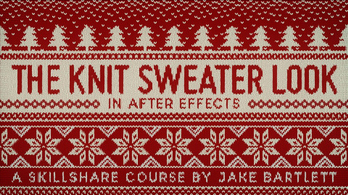 The Knit Sweater Look In Adobe After Effects by Jake Bartlett