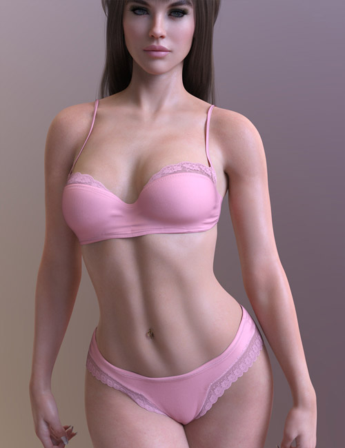 X-Fashion Spicy Lingerie Set for Genesis 8 and 8 1 Females