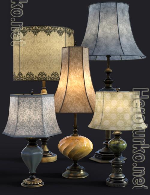 B E T T Y  Vintage Decor 03 Table Lamps
