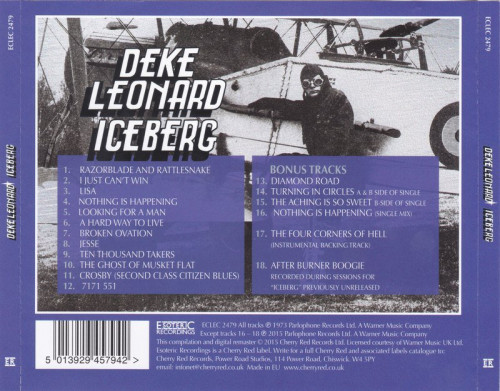 Deke Leonard - Iceberg (1973) (Expanded Edition, 2015) Lossless