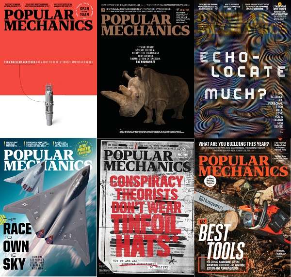 Popular Mechanics USA №№1-6 (January-December 2021). Архив 2021