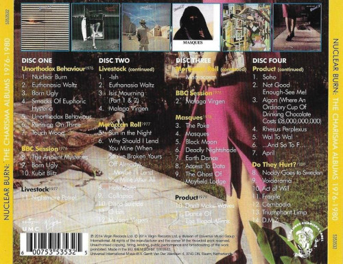 Brand X - Nuclear Burn: The Charisma Albums (1976-80) (2014) [Box Set 4CD]  Lossless