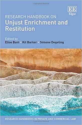 Research Handbook on Unjust Enrichment and Restitution