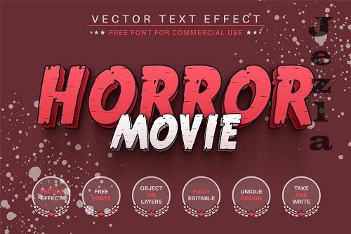 Horror Movie - Editable Text Effect - 6706911