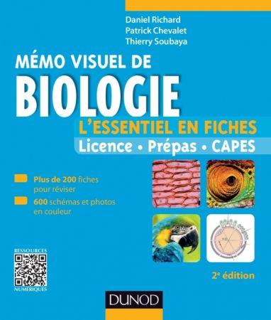 Mémo visuel de biologie: L'essentiel en fiches, 2e éd.