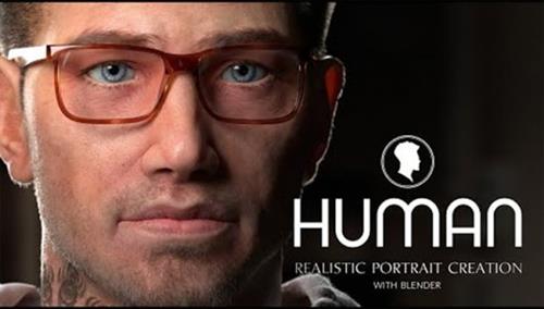 CG Cookie - HUMAN Realistic Portrait Creation with Blender