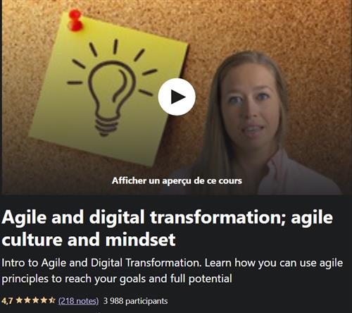 Agile and Digital Transformation - Agile Culture and Mindset