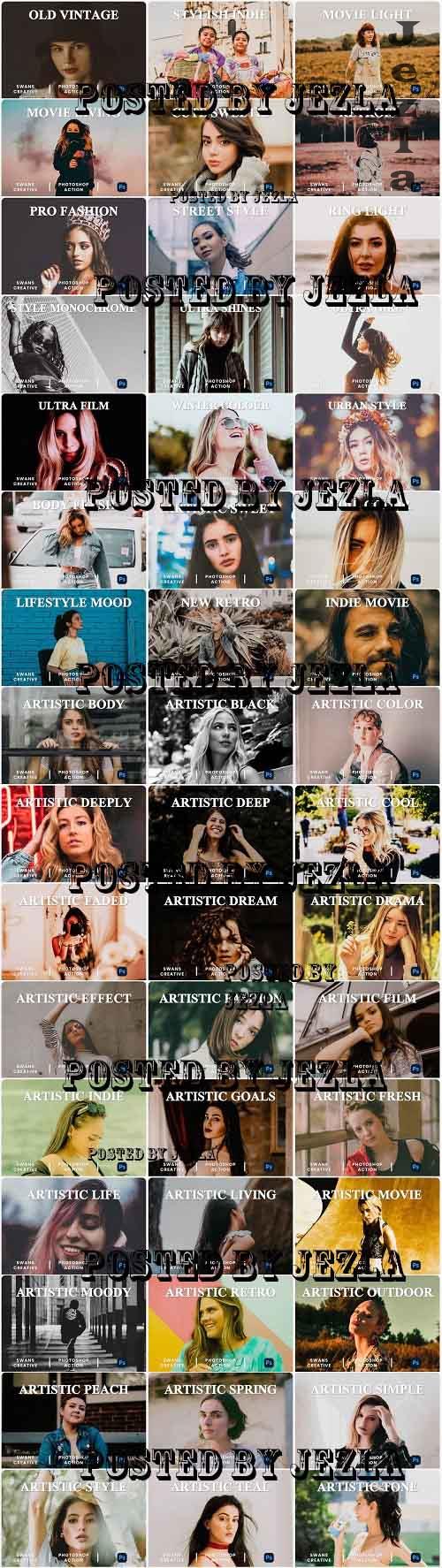SwansCreative Actions Bundle Vol 06 - 48 Premium Graphics