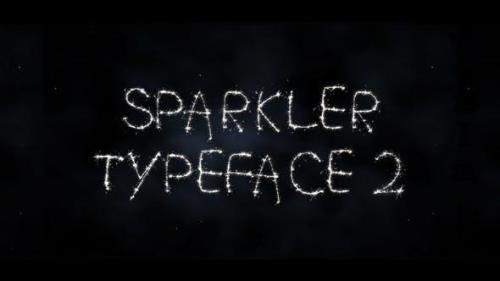 Sparkler Typeface II | After Effects Template - 35054252