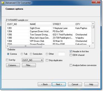 Advanced CSV Converter 7.22