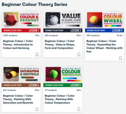 JW Learning-Beginner Colour -Color Theory series 1-5