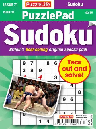PuzzleLife PuzzlePad Sudoku   Issue 71, 2021