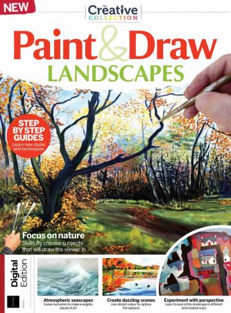 The Creative Collection: Paint & Draw Landscapes   Issue 24, 2021