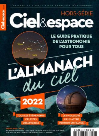 Ciel & Espace Hors Série N°41   Almanach 2022