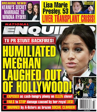 National Enquirer   December 13, 2021