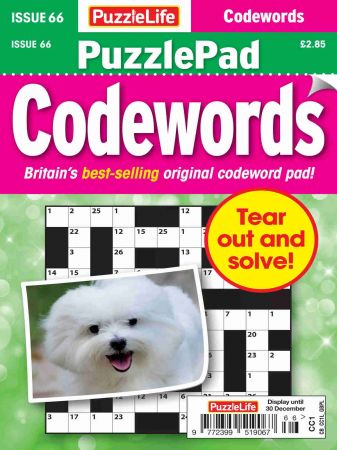 PuzzleLife PuzzlePad Codewords   Issue 66, 2021